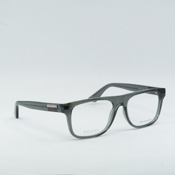 🕶️ New Gucci GG1117O 003 Eyeglasses - Grey Frame